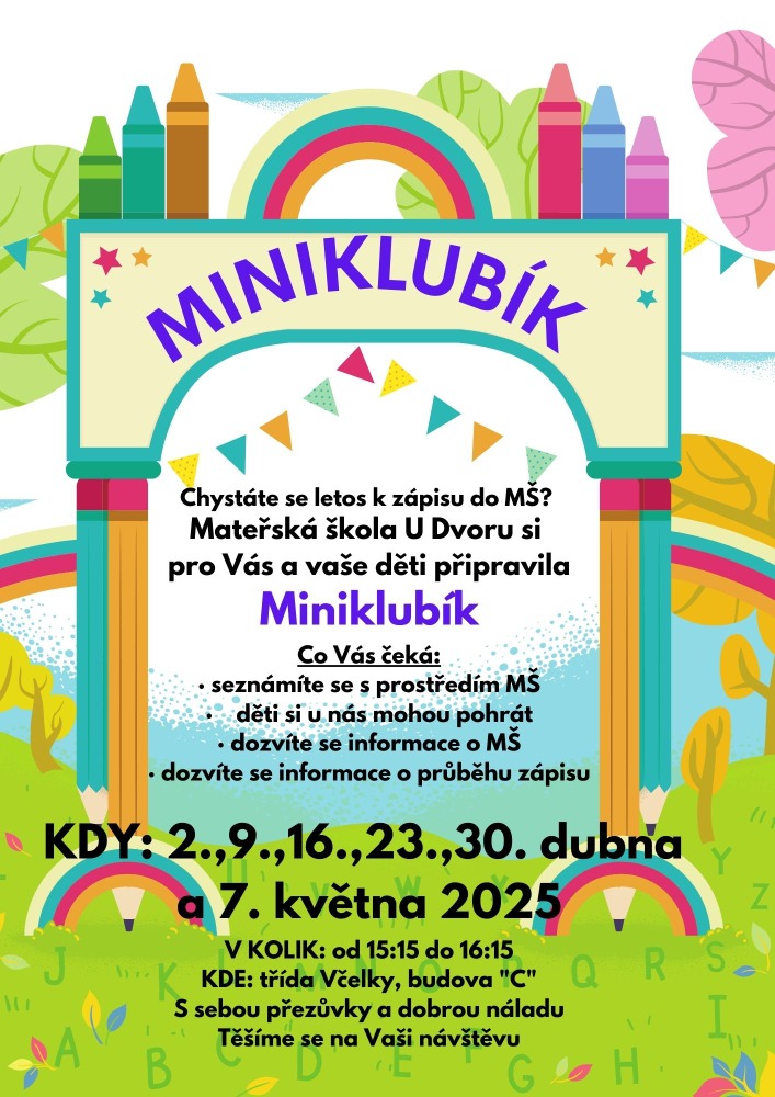 MINIKLUBÍK - Dny otevřených dveří